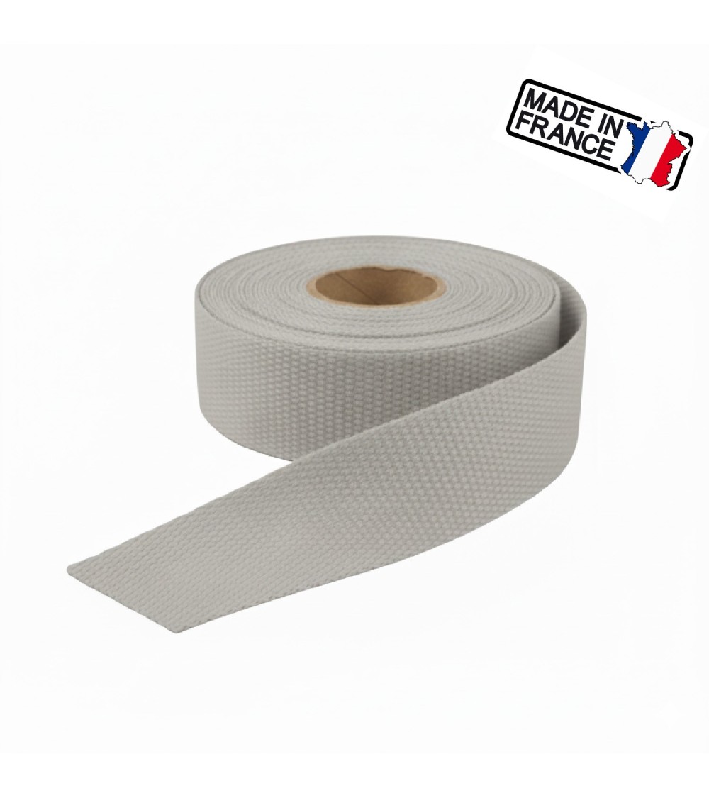 sangle polysangle, anse de sac 30 mm, sangle fabrication française, mercerie maroquinerie, rouleau sangle 25m, sangle pour sac