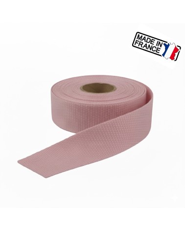 sangle polysangle, anse de sac 30 mm, sangle fabrication française, mercerie maroquinerie, rouleau sangle 25m, sangle pour sac