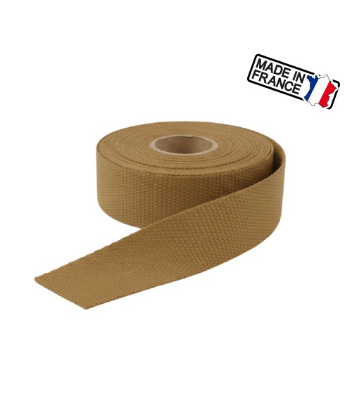 sangle polysangle, anse de sac 30 mm, sangle fabrication française, mercerie maroquinerie, rouleau sangle 25m, sangle pour sac