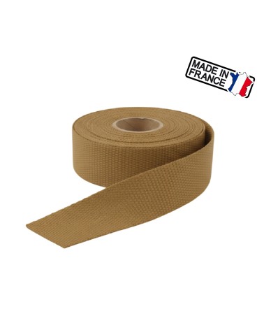 sangle polysangle, anse de sac 30 mm, sangle fabrication française, mercerie maroquinerie, rouleau sangle 25m, sangle pour sac