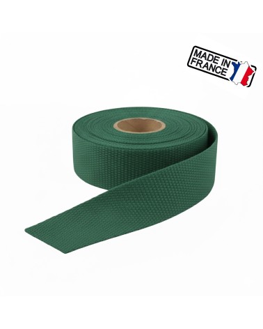 sangle polysangle, anse de sac 30 mm, sangle fabrication française, mercerie maroquinerie, rouleau sangle 25m, sangle pour sac