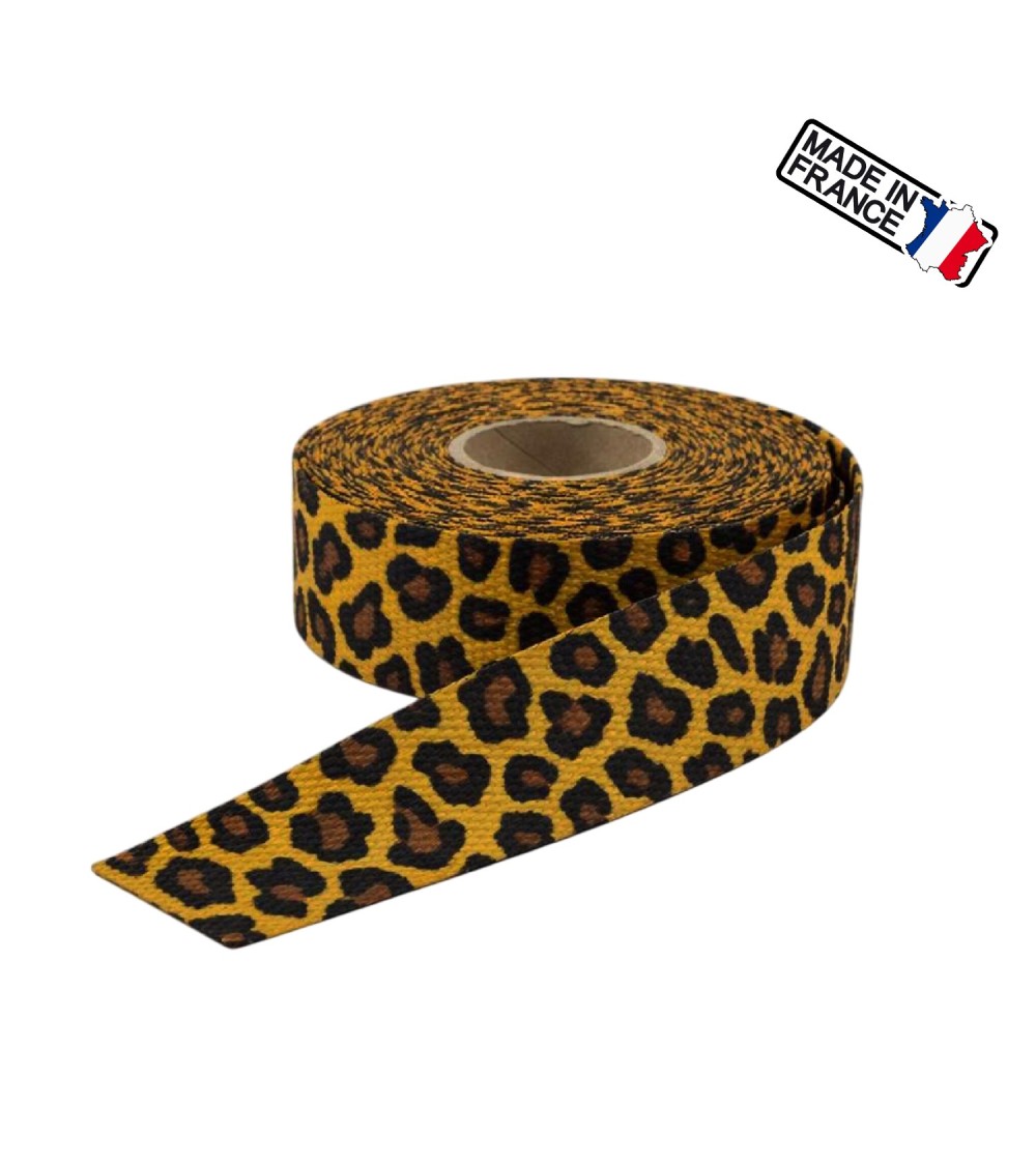 Sangle Décorative Animalière, sangle anse de sac, sangle fabrication française, sangle pour sac cabas, sangle ceinture mode.