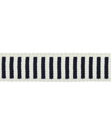 Sangle Basque Bicolore 30 mm - Effet Crochet et Relief Unique.
