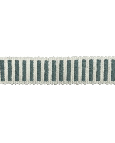 Sangle Basque Bicolore 30 mm - Effet Crochet et Relief (Rouleau 20m)