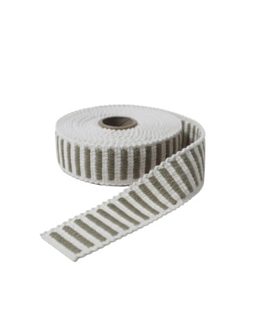 sangle basque bicolore, sangle maroquinerie relief, sangle pour sac 30mm, rouleau sangle 5m, fournitures anses de sacs,