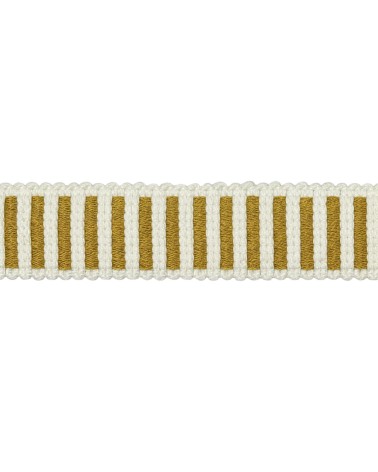 Sangle Basque Bicolore 30 mm - Effet Crochet et Relief (Rouleau 20m)