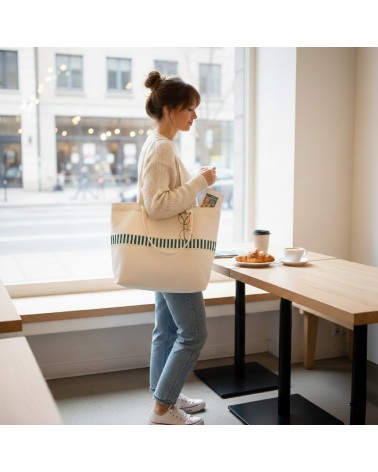 Sangle Basque Bicolore 30 mm - Effet Crochet et Relief (Rouleau 20m)