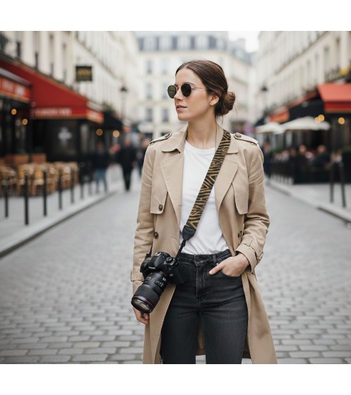 Sangle Décorative Animalière, sangle anse de sac, sangle fabrication française, sangle pour sac cabas, sangle ceinture mode.