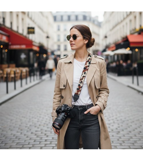 Sangle Décorative Animalière, sangle anse de sac, sangle fabrication française, sangle pour sac cabas, sangle ceinture mode.