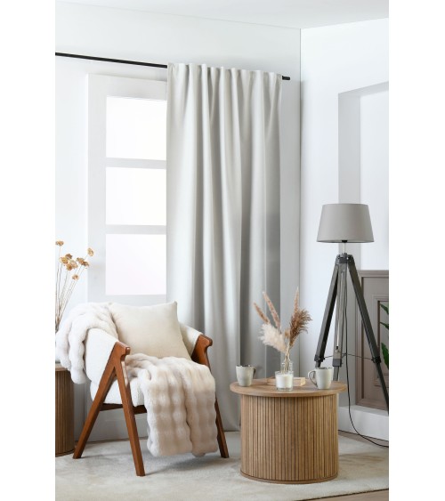 rideau occultant ruflette, rideau 135x250, rideau pattes cachées, rideau galon fronceur, rideau chambre obscurité,