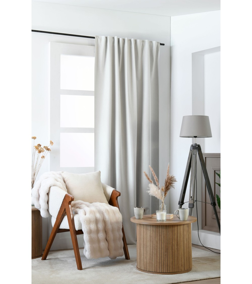 rideau occultant ruflette, rideau 135x250, rideau pattes cachées, rideau galon fronceur, rideau chambre obscurité,