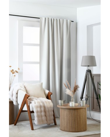 rideau occultant ruflette, rideau 135x250, rideau pattes cachées, rideau galon fronceur, rideau chambre obscurité,