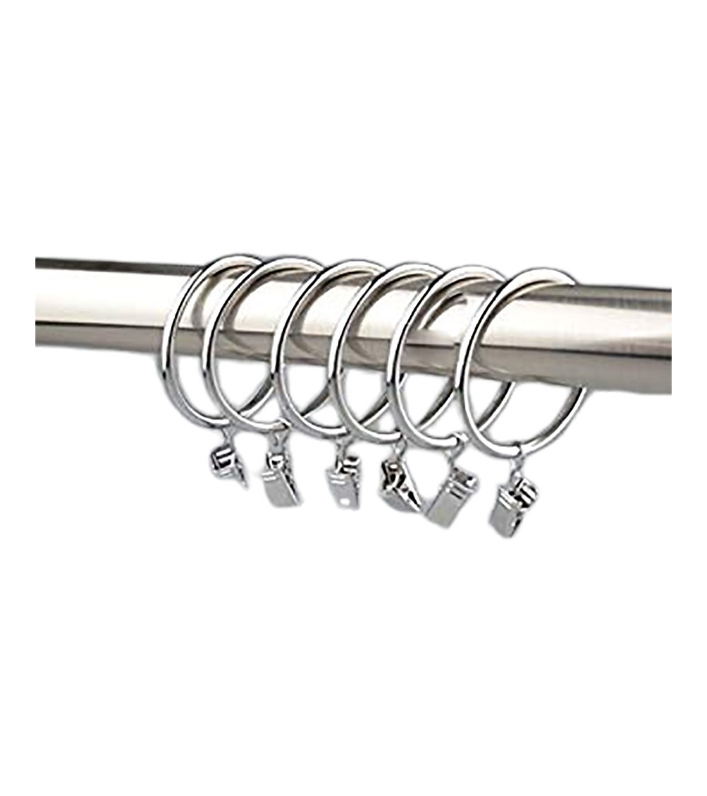 anneaux avec pince pour tringle a rideaux