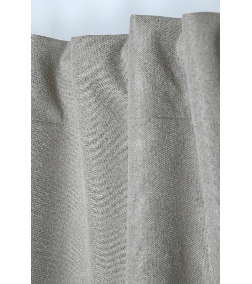 rideau occultant ruflette, rideau 135x250, rideau pattes cachées, rideau galon fronceur, rideau chambre obscurité,