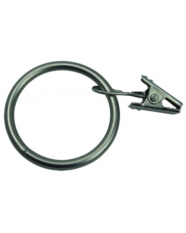 anneaux avec pince pour tringle a rideaux