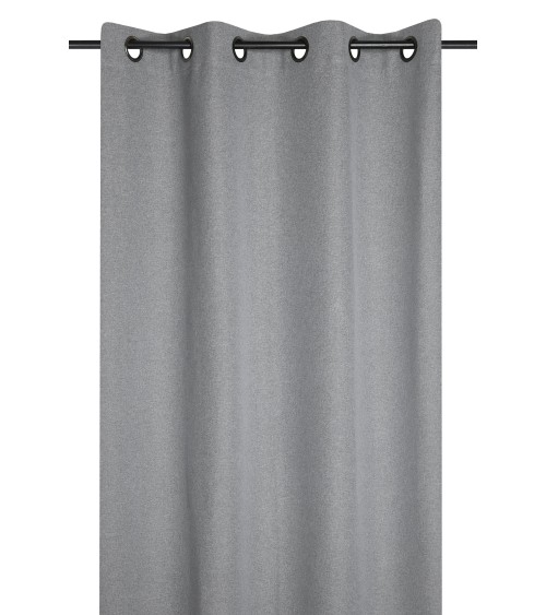 rideau occultant œillets, rideau 140x260 polyester, rideau obscurité totale, rideau thermique Seattle