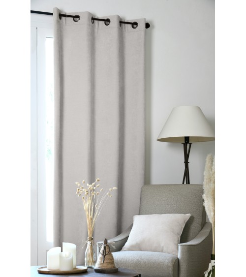 Rideau occultant, Rideau thermique, Rideau velours, Rideau 140x260, Rideau à œillets,