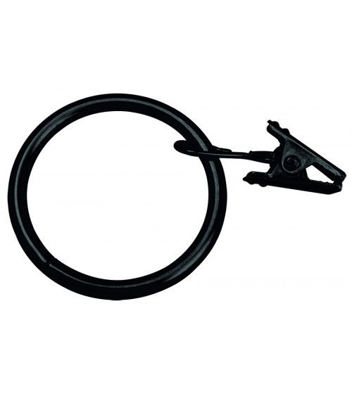 anneaux avec pince pour tringle a rideaux