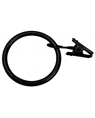 anneaux avec pince pour tringle a rideaux