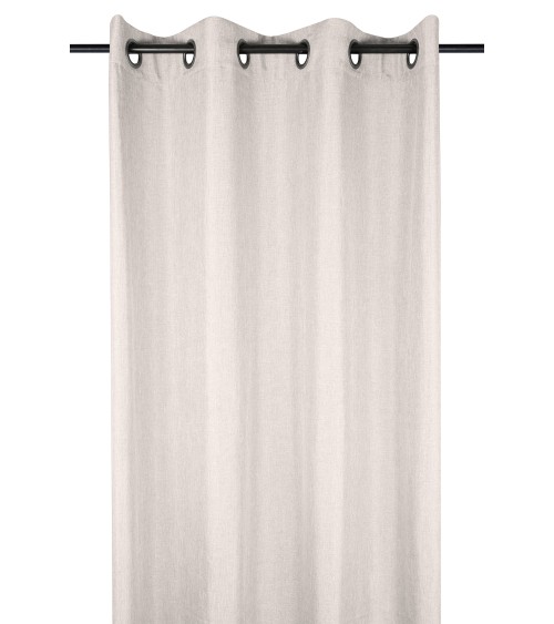 Rideau occultant, Voilage filtrant, Effet lin / Aspect lin, Tombé impeccable, Anti-regard / Brise-vue, À oeillets