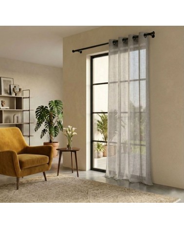 Rideau occultant, Voilage filtrant, Effet lin / Aspect lin, Tombé impeccable, Anti-regard / Brise-vue, À oeillets