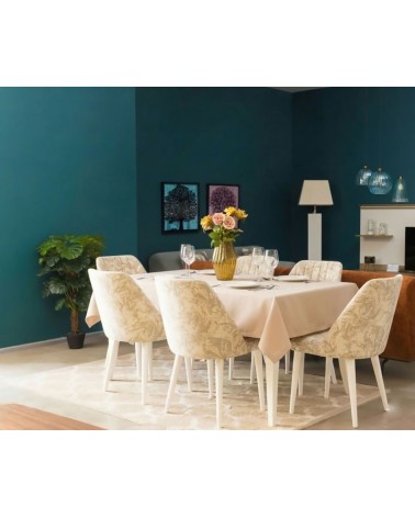 Nappe Déperlante Provence Lin & Polyester 152x213 cm | Secodir-Deco