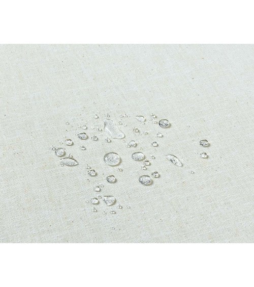 nappe grande taille, nappe déperlante 264cm, nappe mélange lin, linge de table provençal, waterproof.