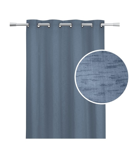 140x240, rideau voilage, voilage léger, brise-vue textile, aspect lin, effet naturel, Voilage tamisant, Finition oeillets