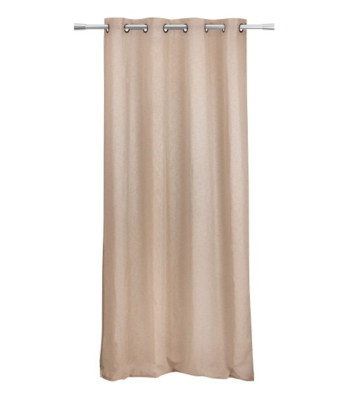 140x240, rideau voilage, voilage léger, brise-vue textile, aspect lin, effet naturel, Voilage tamisant, Finition oeillets