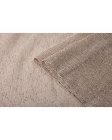 Voilage léger effet lin pour salon moderne et lumineux - Décoration fenêtre contemporaine