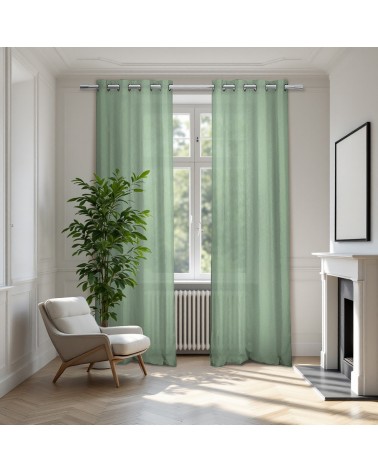 140x240, rideau voilage, voilage léger, brise-vue textile, aspect lin, effet naturel, Voilage tamisant, Finition oeillets