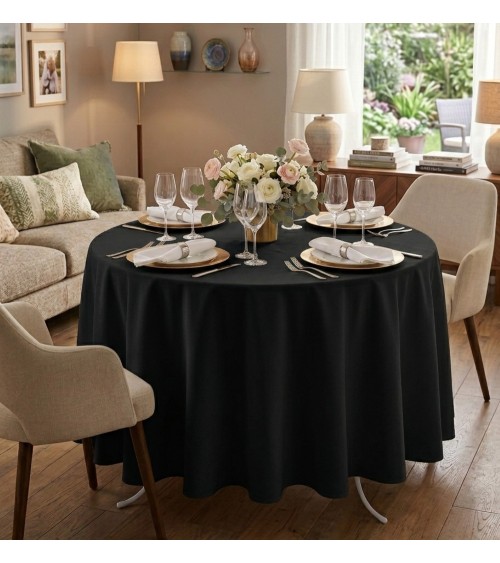 Nappe Ronde 180 cm ALPILLES - Polyester Qualité Supérieure | Secodir