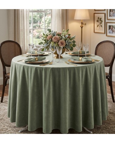 Nappe Ronde 180 cm ALPILLES - Polyester Qualité Supérieure | Secodir