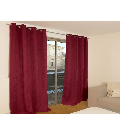 Rideau Thermique Occultant Jacquard 140x250 cm - Doublure Polaire