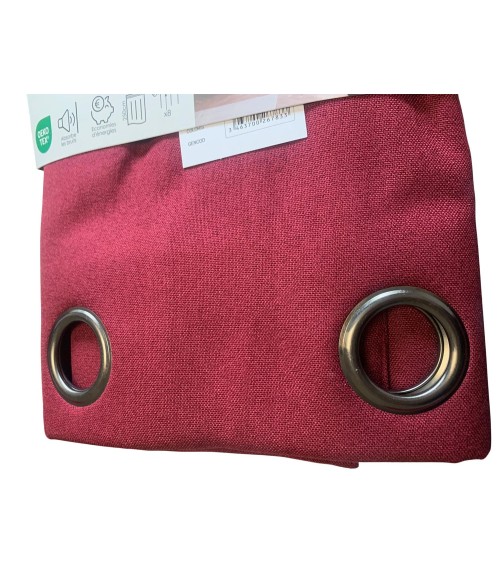 Rideau Thermique Occultant Jacquard 140x250 cm - Doublure Polaire