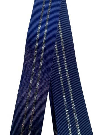 Sangle Bandoulière Lurex Or 30mm - Fabriqué en France