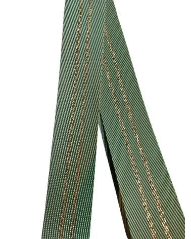 Sangle Bandoulière Lurex Or 30mm - Fabriqué en France