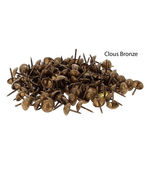 Clous Ronds d'Ameublement Décoratifs - Lot de 1000 - Ø11 mm