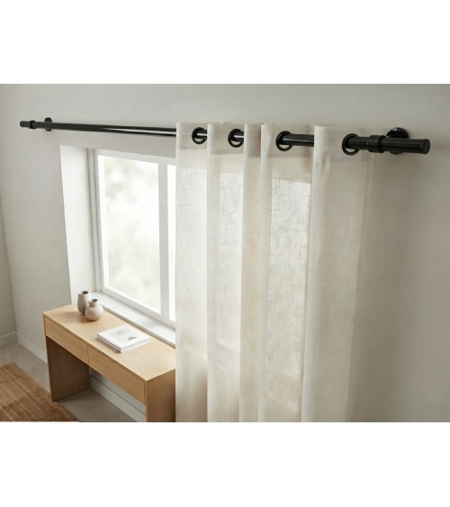tringle de rideaux sur mesure; barre de penderie ajustable; dressing sur mesure; rangement; modulable; aménagement
