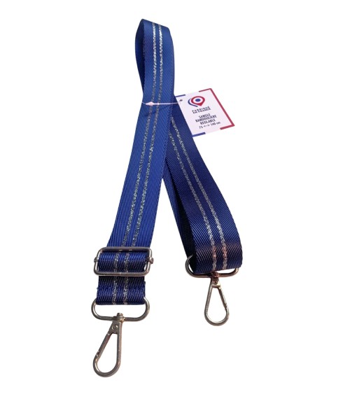 Sangle Bandoulière Lurex Or 30mm - Fabriqué en France