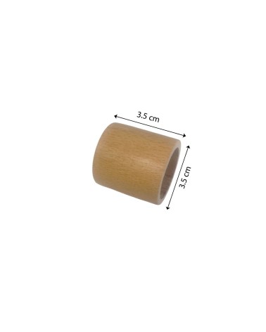 Embout bois cordon potelet Ø 30 mm – Lot de 2 | Sécodir