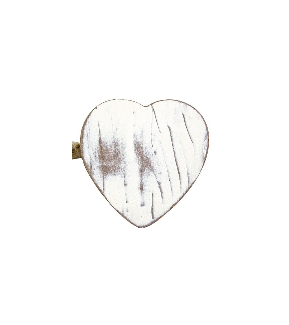 Embrasse, bois, cœur, tendance, design, décoration, rideaux, aimantée, pas cher