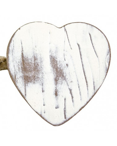 Embrasse, bois, cœur, tendance, design, décoration, rideaux, aimantée, pas cher