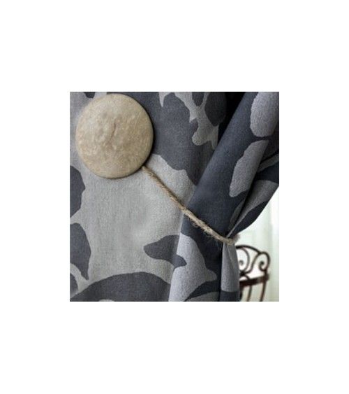 embrasse aimantée, coco, pas cher, design, décoration, design, rideaux, bordeaux, écru