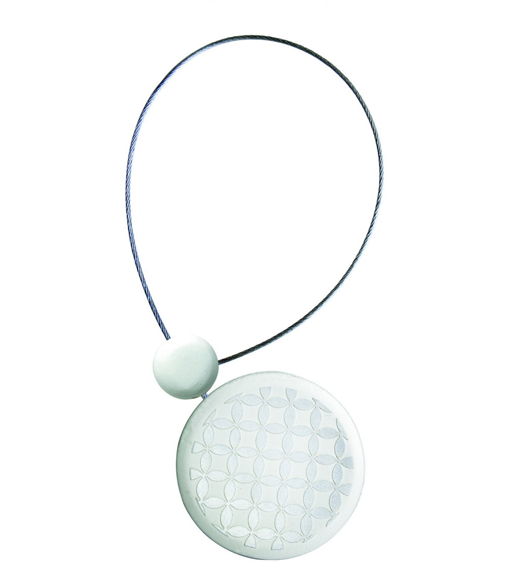 Embrasse aimantée design, originale et pas cher, blanc