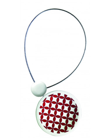 Embrasse aimantée design, originale et pas cher, rouge