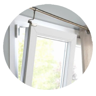 Support de tringle sans perçage - Secodir Deco