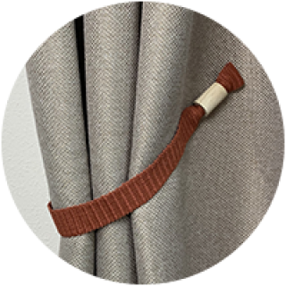 Embrasse à Rideau Magnétique Sans Perçage