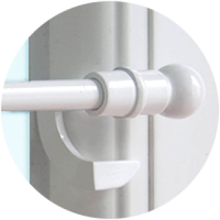 Tringles à Vitrage Pratiques et Esthétiques - Fixation Cadre de Fenêtre Sans Perçage